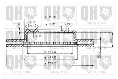 BDC3550 QUINTON HAZELL Тормозной диск