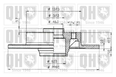 BDC3566 QUINTON HAZELL Тормозной диск