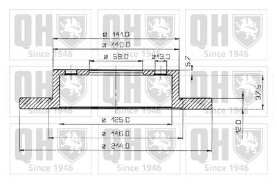 BDC3580 QUINTON HAZELL Тормозной диск