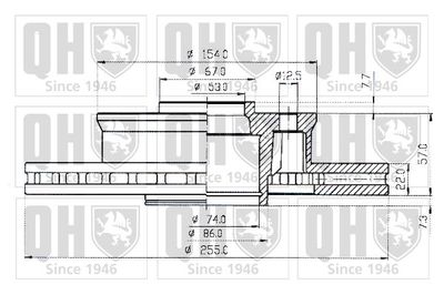 BDC3735 QUINTON HAZELL Тормозной диск