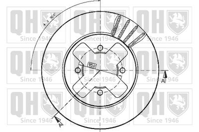 BDC3774 QUINTON HAZELL Тормозной диск