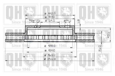 BDC3817 QUINTON HAZELL Тормозной диск