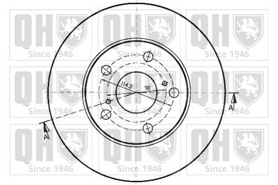 BDC3926 QUINTON HAZELL Тормозной диск