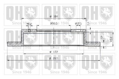 BDC3956 QUINTON HAZELL Тормозной диск