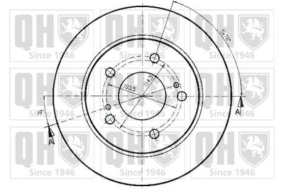 BDC4282 QUINTON HAZELL Тормозной диск