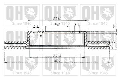 BDC4321 QUINTON HAZELL Тормозной диск