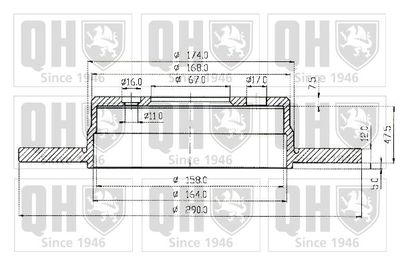 BDC4324 QUINTON HAZELL Тормозной диск