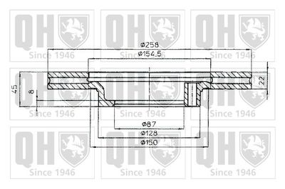 BDC4385 QUINTON HAZELL Тормозной диск