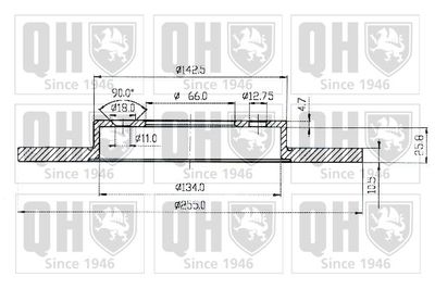 BDC4401 QUINTON HAZELL Тормозной диск