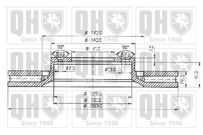 BDC4507 QUINTON HAZELL Тормозной диск