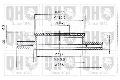 BDC4645 QUINTON HAZELL Тормозной диск