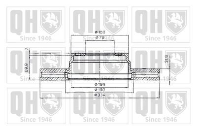 BDC4785 QUINTON HAZELL Тормозной диск