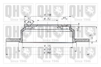 BDC4840 QUINTON HAZELL Тормозной диск