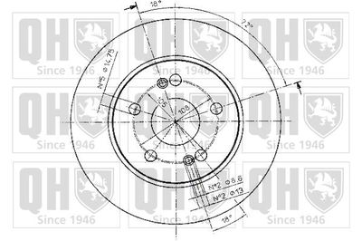 BDC4848 QUINTON HAZELL Тормозной диск