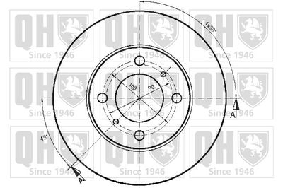 BDC4855 QUINTON HAZELL Тормозной диск