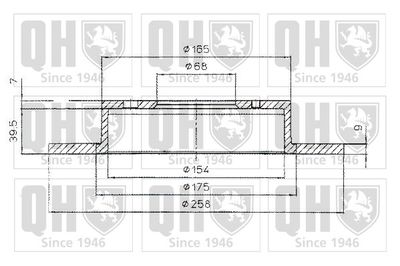 BDC4938 QUINTON HAZELL Тормозной диск