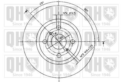 BDC5084 QUINTON HAZELL Тормозной диск