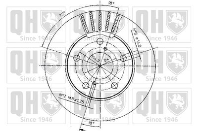 BDC5086 QUINTON HAZELL Тормозной диск