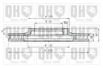 BDC5167 QUINTON HAZELL Тормозной диск