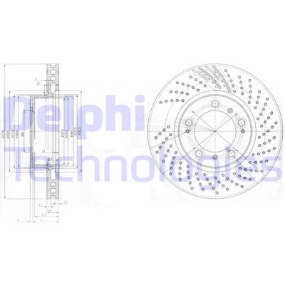 BG3564 DELPHI Тормозной диск