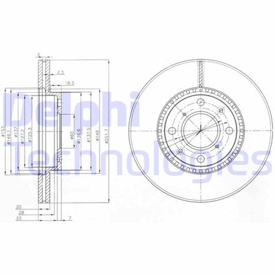 BG4049C DELPHI Тормозной диск