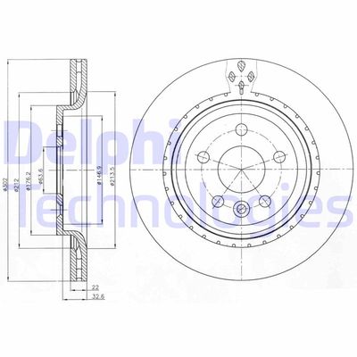 BG4240 DELPHI Тормозной диск