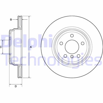 BG4665C DELPHI Тормозной диск