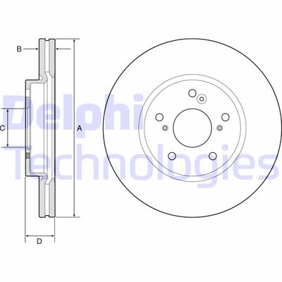 BG4785C DELPHI Тормозной диск