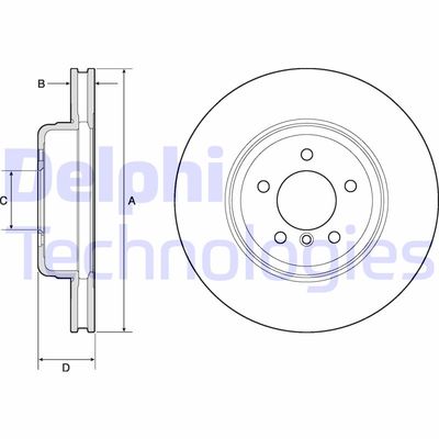 BG9159C DELPHI Тормозной диск