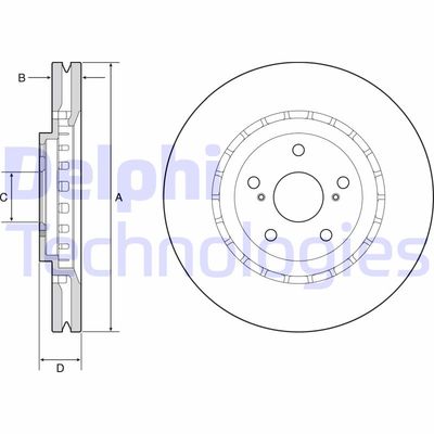 BG9219C DELPHI Тормозной диск