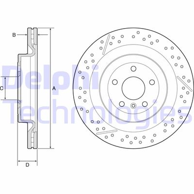 BG9223C DELPHI Тормозной диск