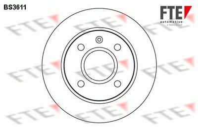 BS3611 FTE Тормозной диск