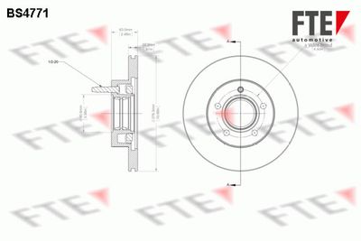 BS4771 FTE Тормозной диск