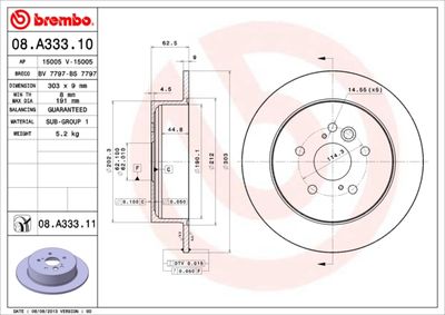 BS7797 BRECO Тормозной диск