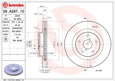 BS8629 BRECO Тормозной диск