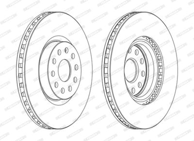 DDF1062C FERODO Тормозной диск