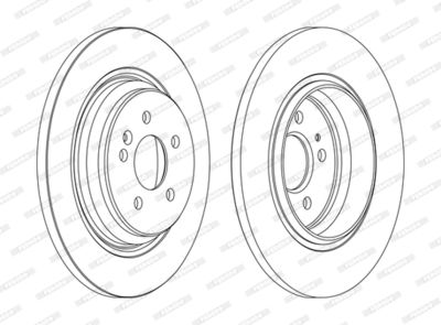 DDF1099C FERODO Тормозной диск