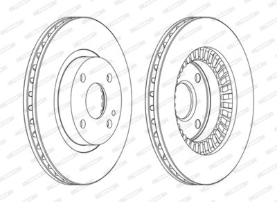 DDF1105C FERODO Тормозной диск