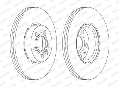 DDF1160C FERODO Тормозной диск