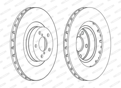 DDF1175C FERODO Тормозной диск