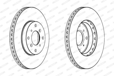 DDF1189 FERODO Тормозной диск