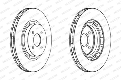 DDF1200 FERODO Тормозной диск