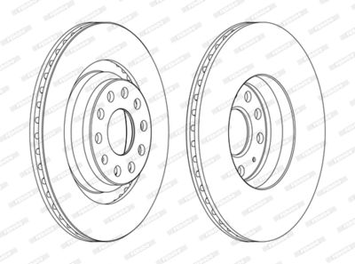 DDF1503C FERODO Тормозной диск