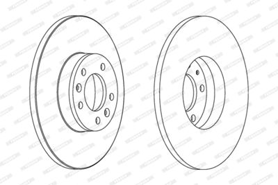 DDF1602C FERODO Тормозной диск