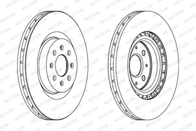 DDF1773C FERODO Тормозной диск