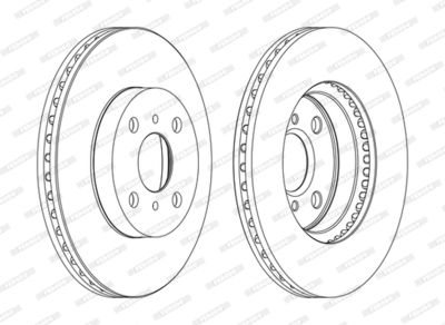 DDF1779C FERODO Тормозной диск