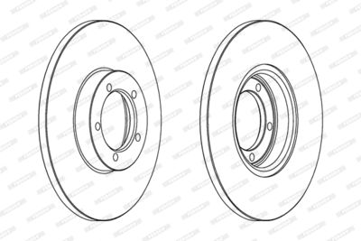 DDF488 FERODO Тормозной диск