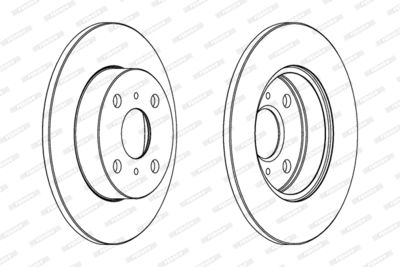 DDF670 FERODO Тормозной диск