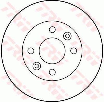 DF1009 TRW Тормозной диск