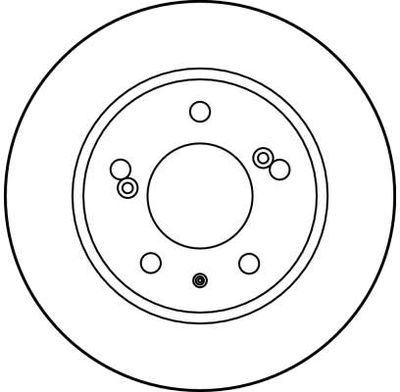DF1109 TRW Тормозной диск